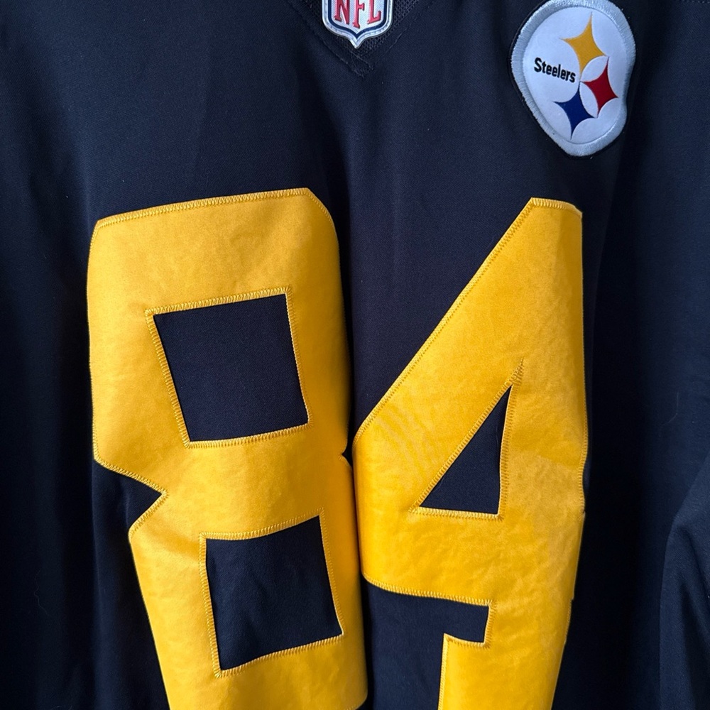 Men’s Nike Antonio Brown #84 Steelers Vapor Lmtd Color Rush Jersey Sz 2XL - RARE - Picture 2 of 7